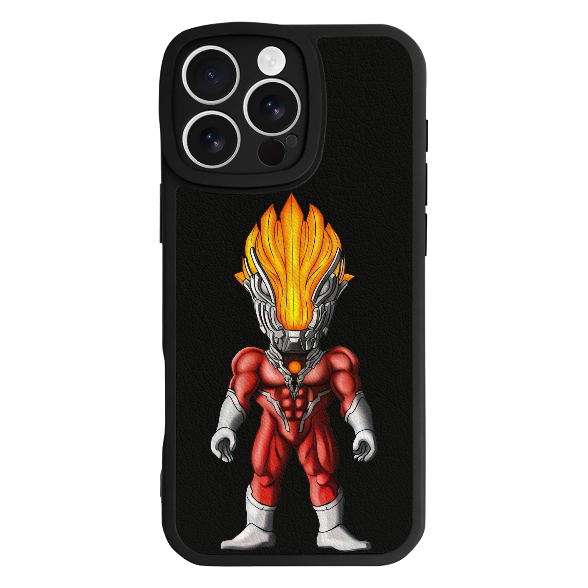 （画像用） ウルトラマン Ultraman 【iPhone 16シリーズ対応】シリコンスマホケース（レザー調） 材質：シリコン